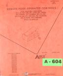 Airco RFC Series, RFC-3A Foot Operated Control, Welding Manual 1976